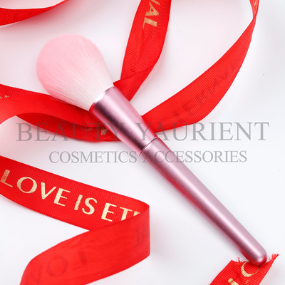 Ferrule αργιλίου συνθετική βούρτσα 18.2cm Makeup σκονών τρίχας μήκος