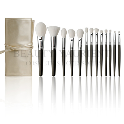 13pcs ιδιωτικές βούρτσες Makeup ετικετών που τίθενται με τον ορείχαλκο Chromeplate στην καλλυντική τσάντα